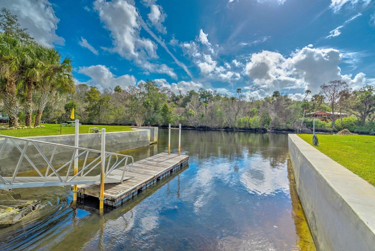 Withlacoochee River House With Dock And Kayaks! Yankeetown Exterior foto